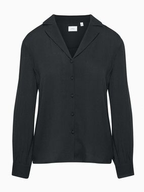 NWOT Aritzia Wilfred Tulum Crepe Blouse - Black Size S